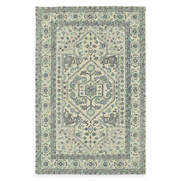Kaleen Montage Center Medallion 2-Foot x 3-Foot Accent Rug in Ivory