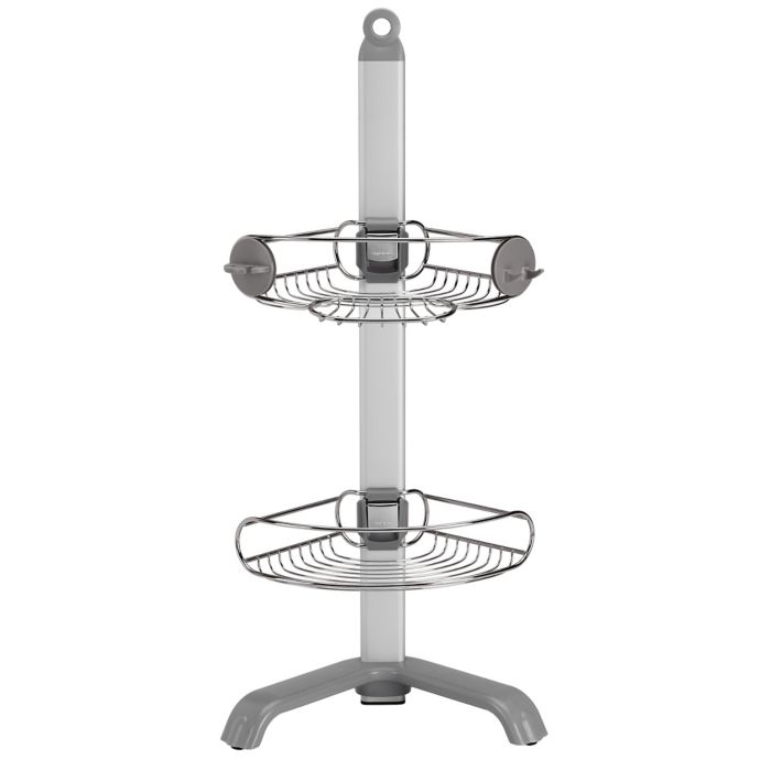 simplehuman® Corner Shower Caddy | Bed Bath & Beyond