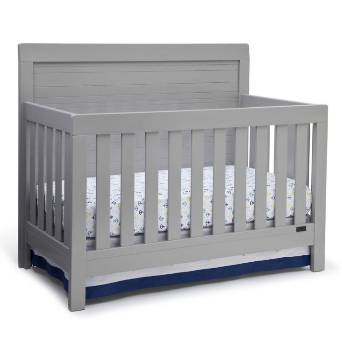 Simmons Kids Slumbertime Rowen 4 In 1 Convertible Crib In Grey Bed Bath Beyond