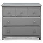 Alternate image 1 for Delta Children 3-Drawer Dresser in Grey