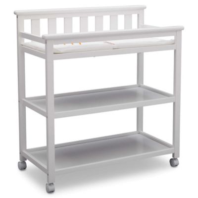 delta gray changing table