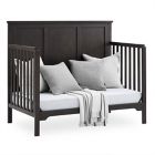 Alternate image 9 for Delta Children Sweet Beginnings Sage Flat Top 6-in-1 Convertible Crib in Stone Grey
