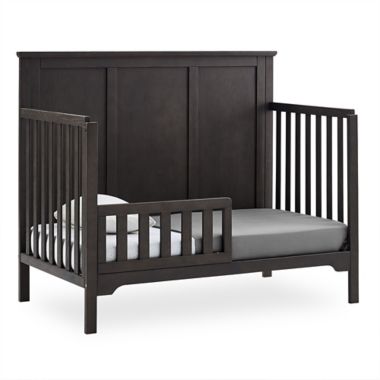 Delta Children Sweet Beginnings Sage Flat Top 6-in-1 Convertible Crib in Stone Grey. View a larger version of this product image.