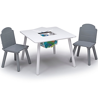 Delta Children Finn 3-Piece Table and Chair Set with Storage. View a larger version of this product image.