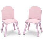 Alternate image 2 for Delta Children Finn 3-Piece Table and Chair Set with Storage in White/Pink