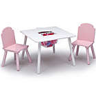 Alternate image 0 for Delta Children Finn 3-Piece Table and Chair Set with Storage in White/Pink