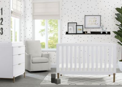 delta 4 in 1 crib white