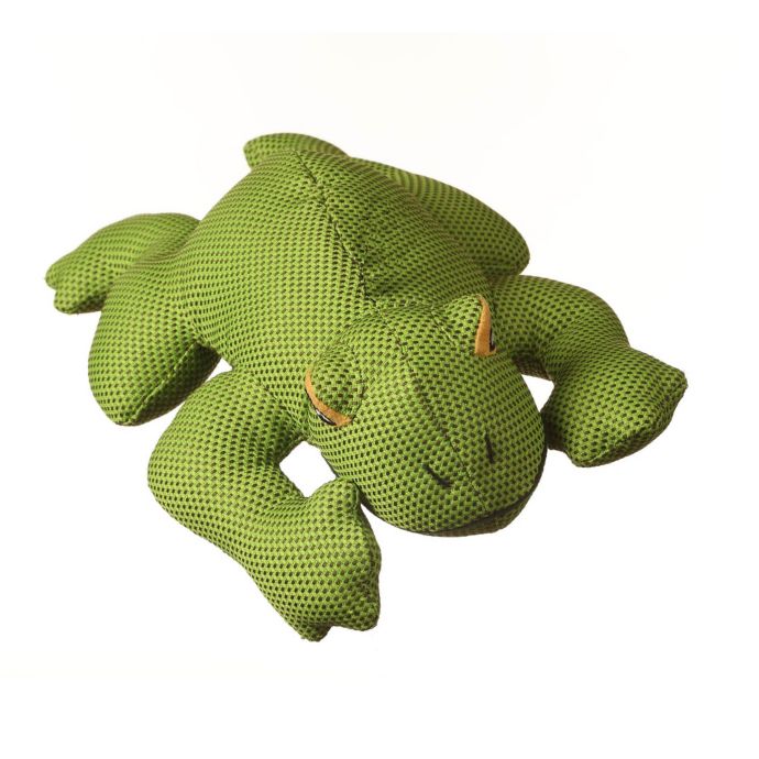 stuffed frog dog toy