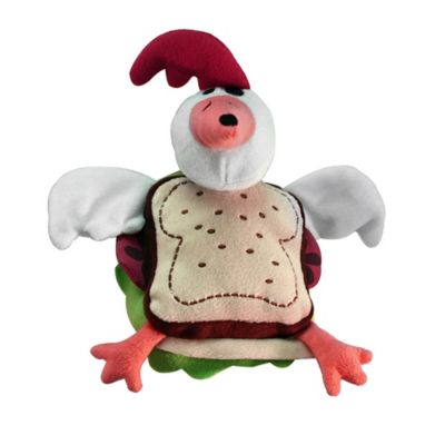 stuffed chicken dog toy