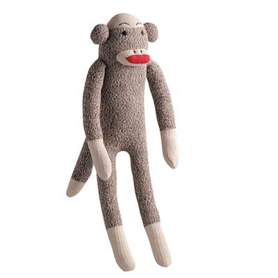 sock monkey dog bed