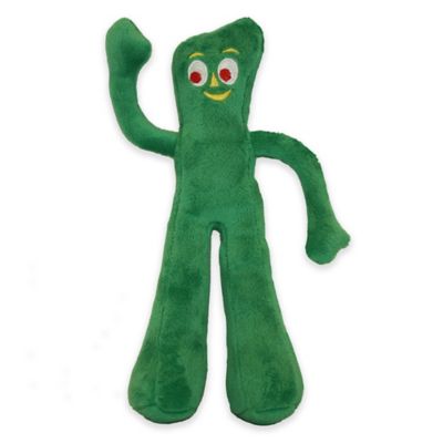 green dog stuffed animal