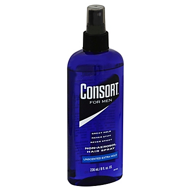 Consort Extra Hold 8 oz. Non-Aerosol Hair Spray For Men in Unscented. View a larger version of this product image.