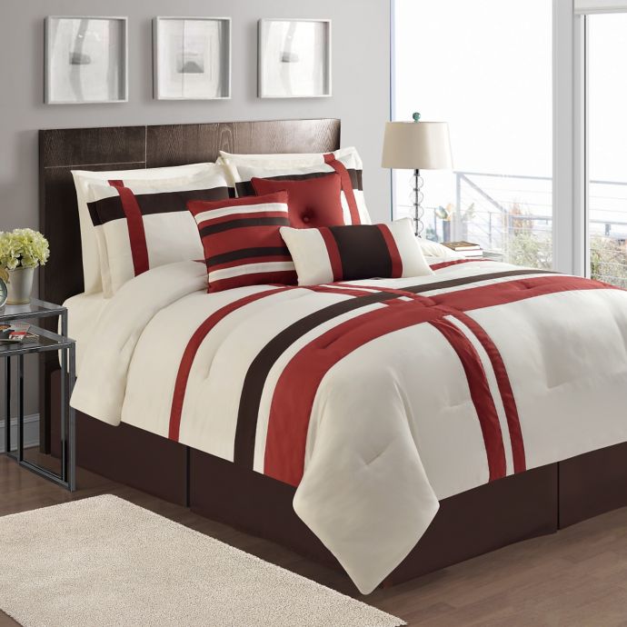 Vcny Berkley 7 Piece Queen Comforter Set Bed Bath And Beyond Canada 0024