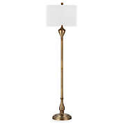 Safavieh Xenia Floor Lamp in Gold with Cotton Shade