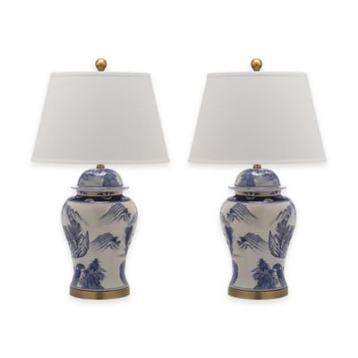 ginger jar shaped table lamps