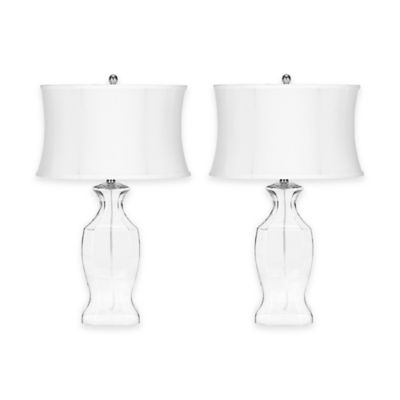 white bedside table lamps