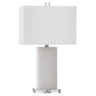 table lamp with rectangular shade