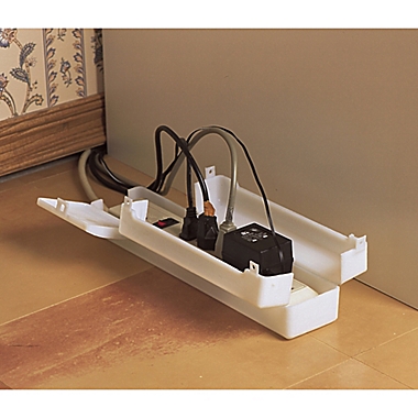 Mommys Helper Power Strip Safety Cover 1-Pack White Mommys Helper Power Strip Safety Cover 1-Pack White