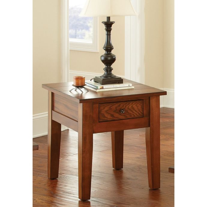 Steve Silver Co. Desoto End Table in Oak Bed Bath & Beyond