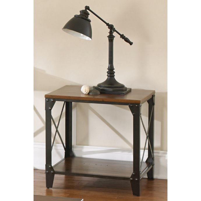 Steve Silver Co Winston Square End Table In Cherry Bed Bath Beyond