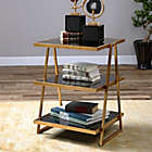 Alternate image 1 for Uttermost Garrity Accent Table in Black Glass