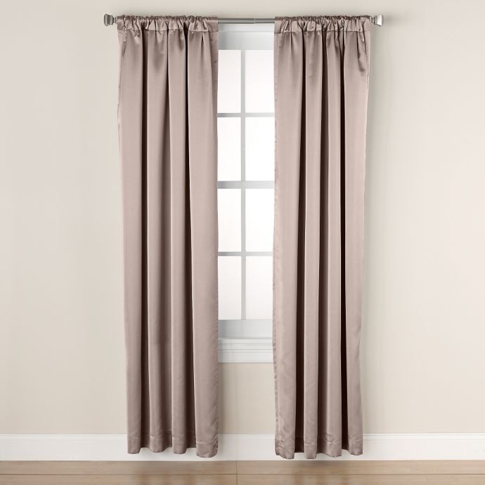 Linnea Rod Pocket Back Tab Room Darkening Window Curtain Panel