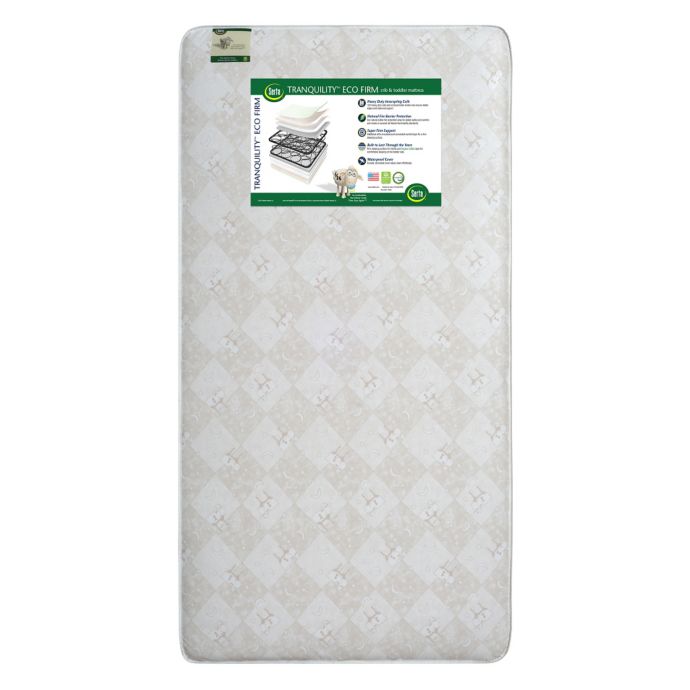 Serta Tranquility Eco Firm Crib Toddler Mattress Buybuy Baby