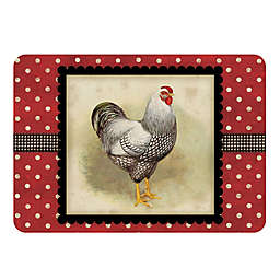 The Softer Side by Weather Guard™ Polka Dot Hen Kitchen Mat