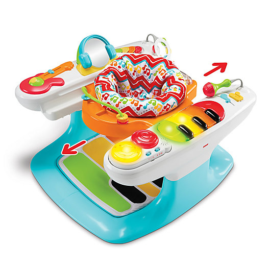 Alternate image 1 for Fisher-Price® Entertainer 4-in-1 Step 'n Play Piano Activity Seat