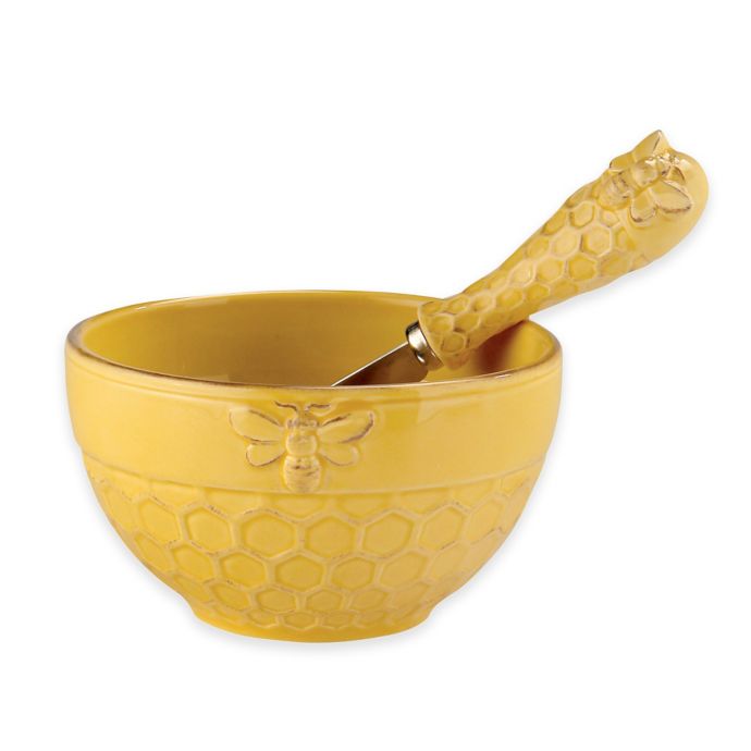 Boston International 2Piece Dip Bowl and Spreader Set Bed