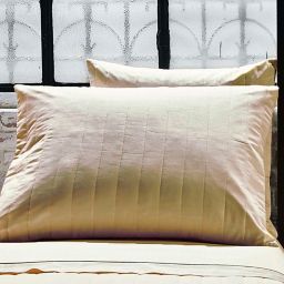 Fieldcrest Linen Standard Pillow Sham Flores 20 X 28 Inch Cream Ivory 5 for sale online 