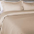 Alternate image 1 for Nestwell&trade; Pima Cotton Striped 3-Piece Full/Queen Duvet Cover Set in Shadow Grey