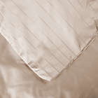 Alternate image 4 for Nestwell&trade; Pima Cotton Striped 3-Piece Full/Queen Duvet Cover Set in Shadow Grey