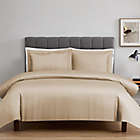 Alternate image 0 for Nestwell&trade; Pima Cotton Striped 3-Piece Full/Queen Duvet Cover Set in Shadow Grey