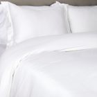 Alternate image 1 for Nestwell&trade; Pima Cotton Solid 3-Piece Full/Queen Comforter Set in Bright White