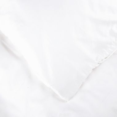 Nestwell&trade; Pima Cotton Solid 3-Piece Full/Queen Comforter Set in Bright White. View a larger version of this product image.