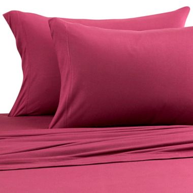 Pure Beech&reg; Jersey Knit Modal King Pillowcases in Burgundy (Set of 2). View a larger version of this product image.