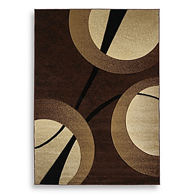 Zaga Chocolate Rug. View a larger version of this product image.