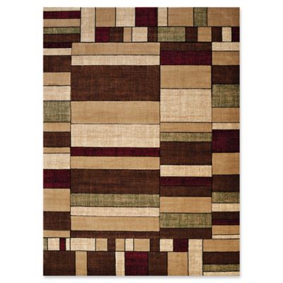 United Weavers Contours Echelon 2&#39; x 4&#39; Tufted Accent Rug in Multi