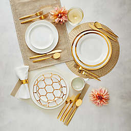 Nevaeh White® by Fitz and Floyd® Gold Entertainment Dinnerware Collection