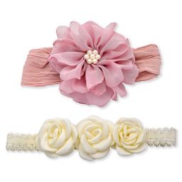 Khristie® 2-Pack Floral and Pearl Headbands