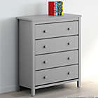 Alternate image 4 for Storkcraft&trade; Alpine 4 Drawer Dresser - Pebble Gray