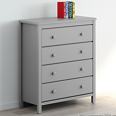 Storkcraft&trade; Alpine 4 Drawer Dresser - Pebble Gray. View a larger version of this product image.