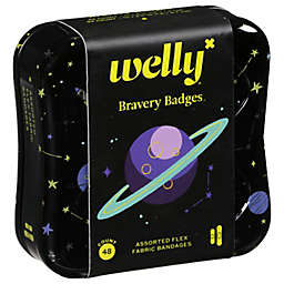 Welly™ Bravery Badges 48-Count Standard Flex Fabric Assorted Space Bandages