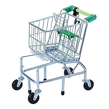 Teamson Kids&reg; Supermarket Happy Shopping Cart in Green. View a larger version of this product image.
