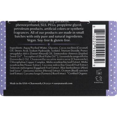 Saavy Naturals&trade; 5 oz. Lavender Chamomile Handcrafted Bar Soap with Jojoba. View a larger version of this product image.