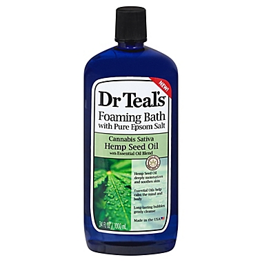 Dr. Teal&#39;s&reg; 34 oz. Hemp Seed Oil Foaming Bath with Pure Epsom Salt. View a larger version of this product image.