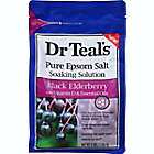 Alternate image 1 for Dr. Teal&#39;s&reg; 48 oz. Pure Epsom Salt Soaking Solution Black Elderberry with Vitamin D