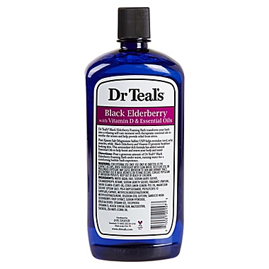 Dr. Teal&#39;s&reg; 34 oz. Foaming Bath with Pure Epsom Salt with Black Elderberry, Vitamin D. View a larger version of this product image.