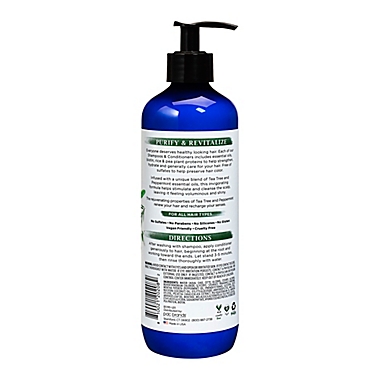 Dr. Teal&#39;s&reg; 16 oz. Tea Tree Oil and Peppermint Essential Oil Conditioner. View a larger version of this product image.